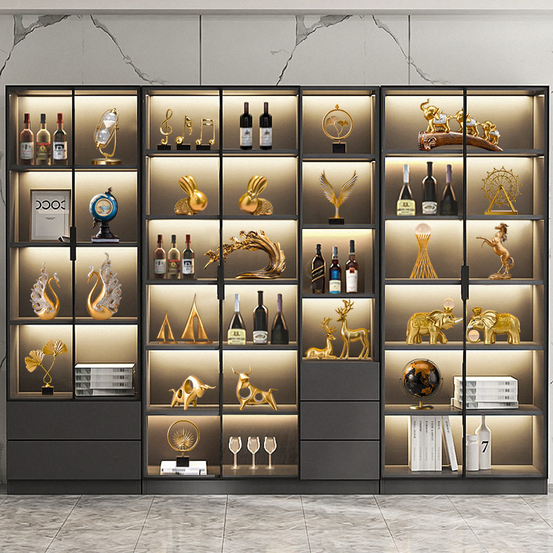新中式高档酒柜装饰品餐边柜摆件客厅创意家居饰品室内软装装饰
