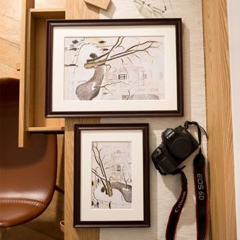 6inch Wooden Photo Frame Wall Hanging A3A4 Puzzle Picture Frame 4K Open Frame Sketch Mounting 12inch Display Frame Table