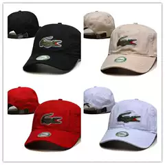 New L.A.C.O.S.T.E Crocodile Baseball Cap Sun Hat Men's and Women's Embroidered Hat Adjustable Hat H-2