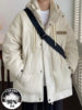 NASA90 White Duck Down Jacket Men's Winter New Warm and Handsome Casual Corduroy Fashion Brand Couple Jacket
