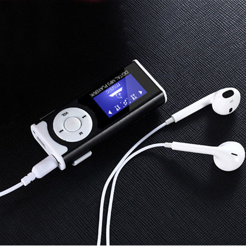Screen light clip card mp3 music player Mini Clip mp3 student Walkman gift wholesale MP3
