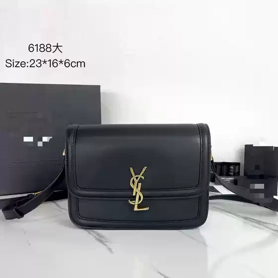 Ys Genuine Leather Tofu Bag Women's Shoulder Crossbody Bag Women's Armpit Bag Small Square Bag Niche High-End Women's Summer
