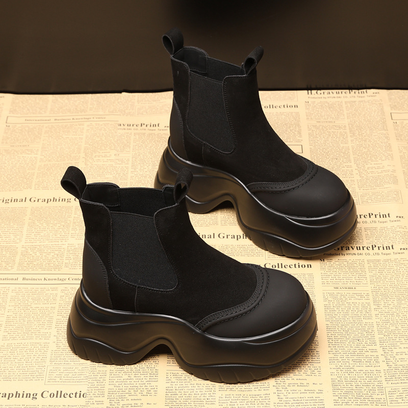 (Mới) Mã B1926 Giá 1170K: Boot Cổ Thấp Nữ Wetdi Hàng Mùa Xuân Thu Đông Tăng Chiều Cao Đế Cao Giày Dép Nữ Chất Liệu G04 Sản Phẩm Mới, (Miễn Phí Vận Chuyển Toàn Quốc).