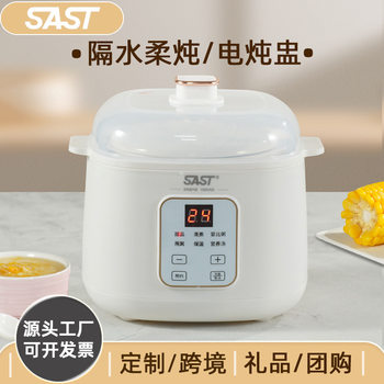 SAST Electric Stew Pot Bird's Nest Stew Pot Water-proof Stew Household Soup Pot Electric Stew Pot Small Stew Pot 1-2 Baby Food Supplemented