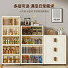 Installation-Free Folding Storage Box Storage Cabinet Snack Storage Cabinet Household Bedroom Clothes Plastic Clothes Storage Box