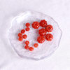 Jade A goods red silk pumpkin beads loose beads Jade DIY earrings bracelet necklace rope art accessories factory wholesale