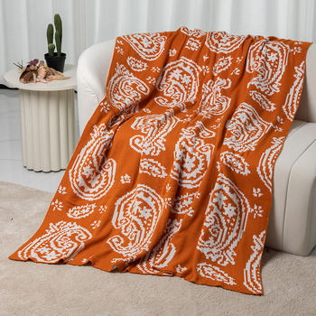 2024 new sofa blanket summer office air conditioning nap blanket knitted wool window small wool blanket