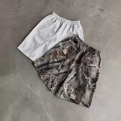Cross-Border Streetwear Direct Sales from Manufacturers: American Retro Washed Trendy Pattern Casual Shorts, Loose Street Style