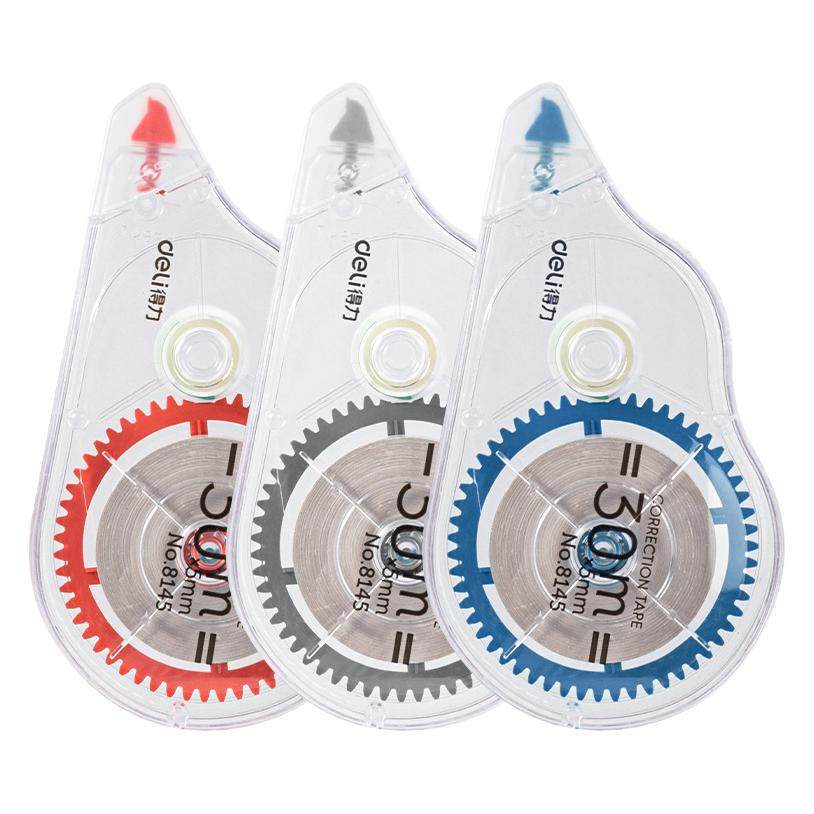 Deli 8145 Student Correction Belt Large Capacity 30 m Not Easy to Break Correction Belt Office Correction Belt Stationery