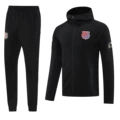 Barcelona 01 black hoodie suit