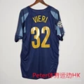 04-05 inter milan second guest no. 32 vielli + champions league armband