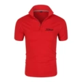 Red + black label
