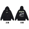 19 black of hooded sweatshirt