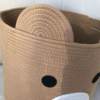 Cotton Storage Basket Rope Basket Toy Sundries Storage Basket Folding Dirty Clothes Basket Finishing Basket Bear Cartoon Laundry Basket
