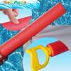 Cross-border foreign trade beach swimming pool water interactive sponge water gun EVA foam pull water gun high pressure water gun toy