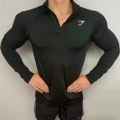 V07 black long sleeve-shark head