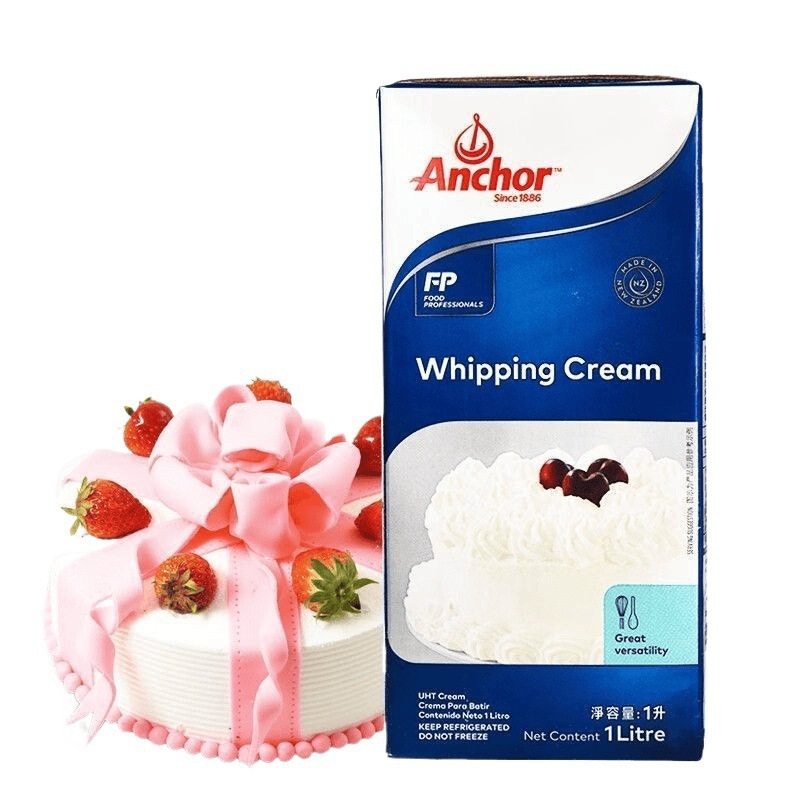 Whipped Cream L Animal-Based Whipped Cream Egg Tart Birthday Cake Baking Commercial Decoration Cream Whipped Cream