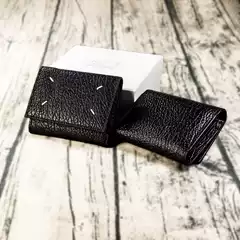 Foreign Trade Women's Men's Wallet Short Cowhide Wallet Vertical Leather Thickened Large Capacity
