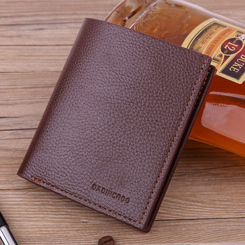 Business Men's PU Wallet Short Fashion Multi-card Holder Leather Bag Horizontal and Vertical Zipper Wallet Change Card Bag