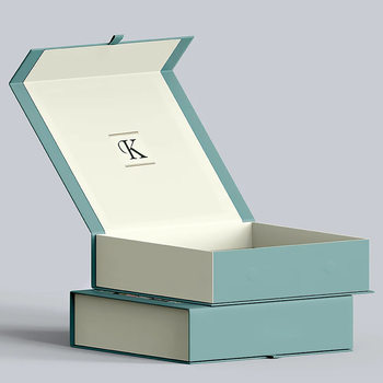 Magnetic suction flip lid gift box custom cosmetics packaging box holiday perfume gift book carton high-end gift box color printing