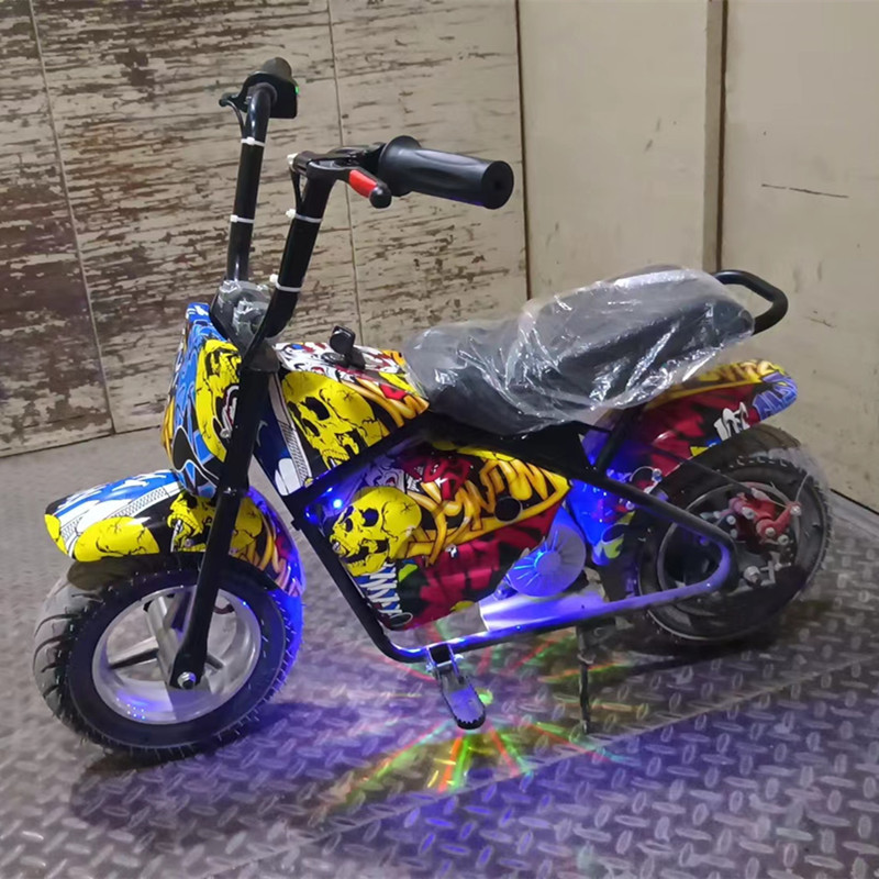 Children's toy car electric motorcycle small Mantis lithium battery small ha racing car small sports car Leisure scooter