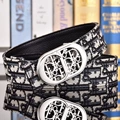 Black cloth silver buckle c&d