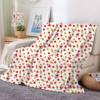Christmas Decoration Blanket Holiday Blanket Red Festive Blanket Christmas Tree Polo Sofa Blanket Flannel Blanket