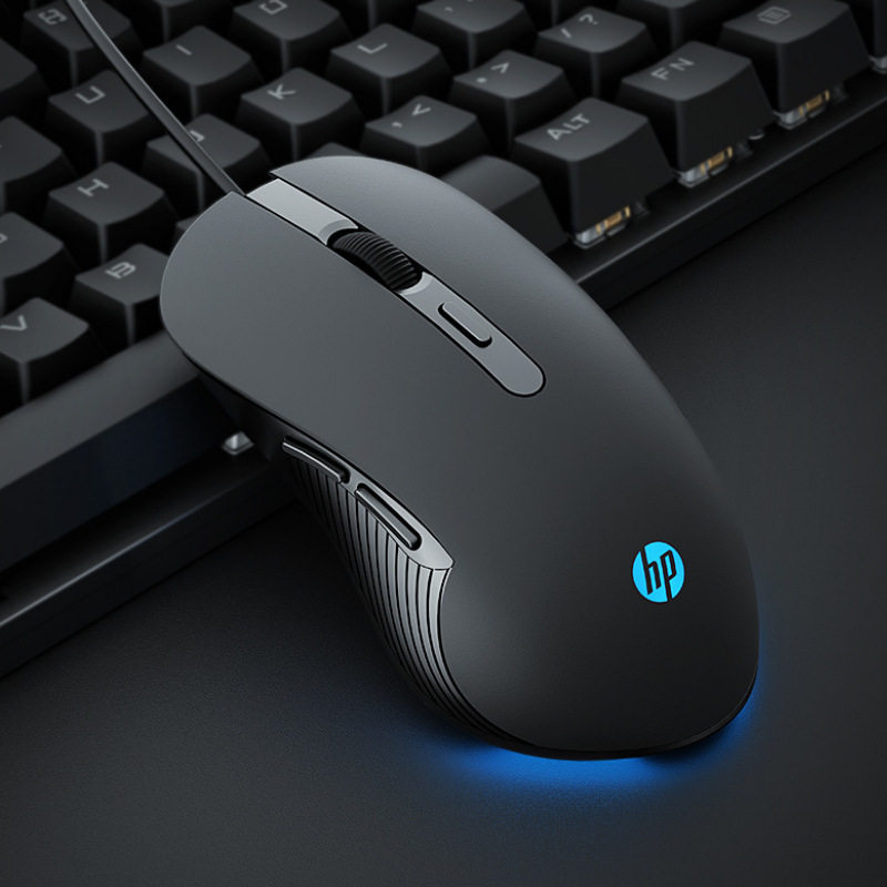 HP/惠普 M10有线鼠标usb笔记本台式一体机办公家用商务 电脑配件