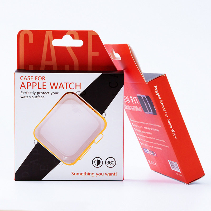 Neutral Applicable Apple Watch Case Protective Cover Color Box Blister Inner Packaging Box 3C Digital Small White Box Packaging