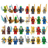 Знаменитость Douyin net, совместимая со строительными блоками Lego, минифигурка, минифигурка ниндзя, крутой мотоцикл, собранные строительные блоки, кукла