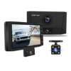 Driving recorder three-lens HD 4.0 inch double tape reversing Image 1080p car recorder