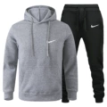 Light gray black pants-A