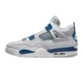 AJ4 White Blue