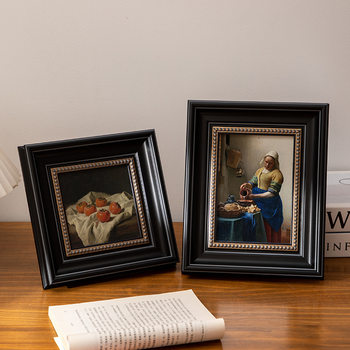 Photo Frame Display Empty Frame 6inch 10inch Oil Painting Creative New Chinese Style Photo Large Size Wall Hanging Frame Any Size