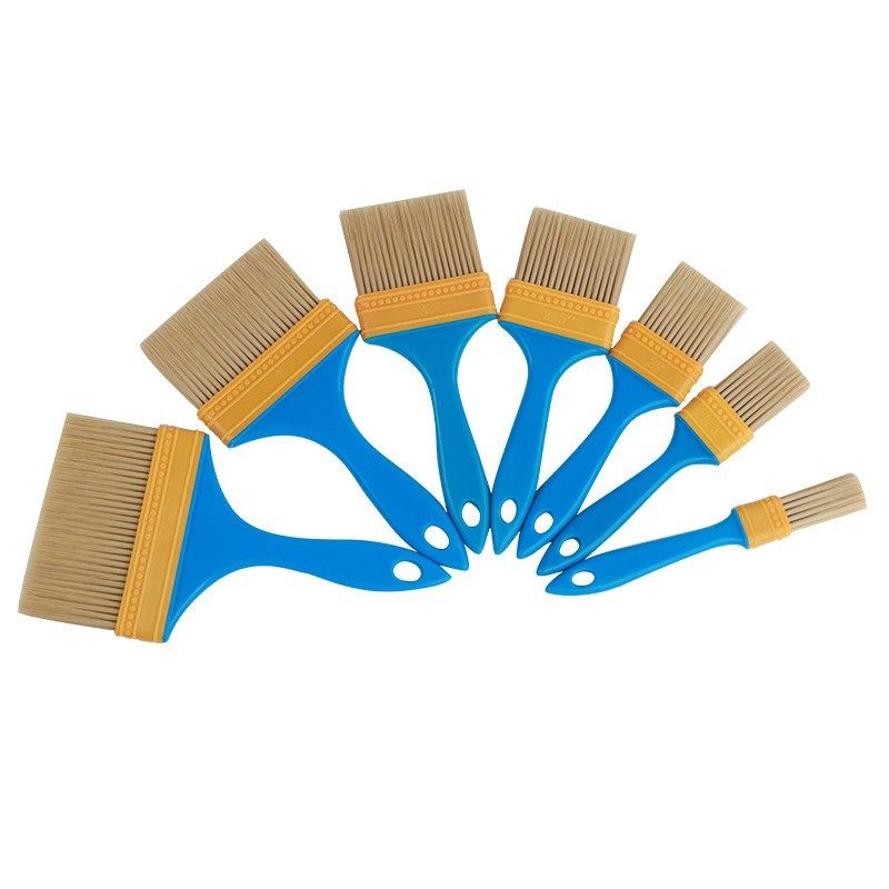 Non-Shedding Plastic Brush Paint Brush Sauce Brush Cleaning Brush Industrial Hard Bristle Brush Nylon Filament Hair Transplant Brush
