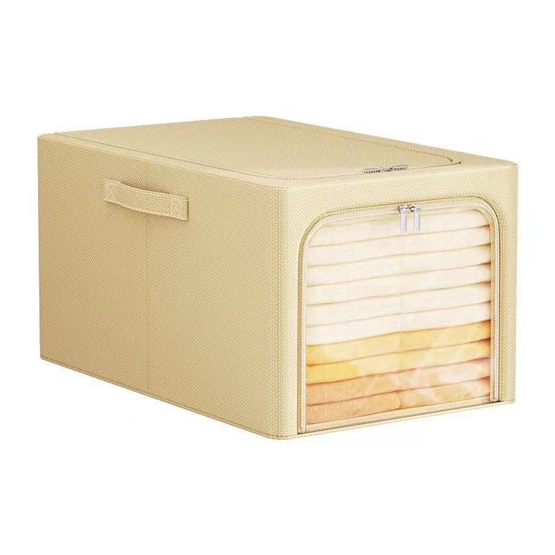 Cotton and Linen Clothes Storage Box, Home Wardrobe, Toy Storage Box, Moving Storage Box, Foldable Storage Box, Moisture-Proof