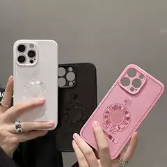 Trendy Brand Crocodile Leather 18Promax Phone Case for iPhone 16, Compatible with Apple 12, Cross Design, Full Cover for iPhone 13