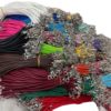 Wholesale in Stock 2mm Korean Wax Thread 15cm Short Double-Ended Lobster Clasp Pendant Rope Doll Small Pendant Jewelry Rope