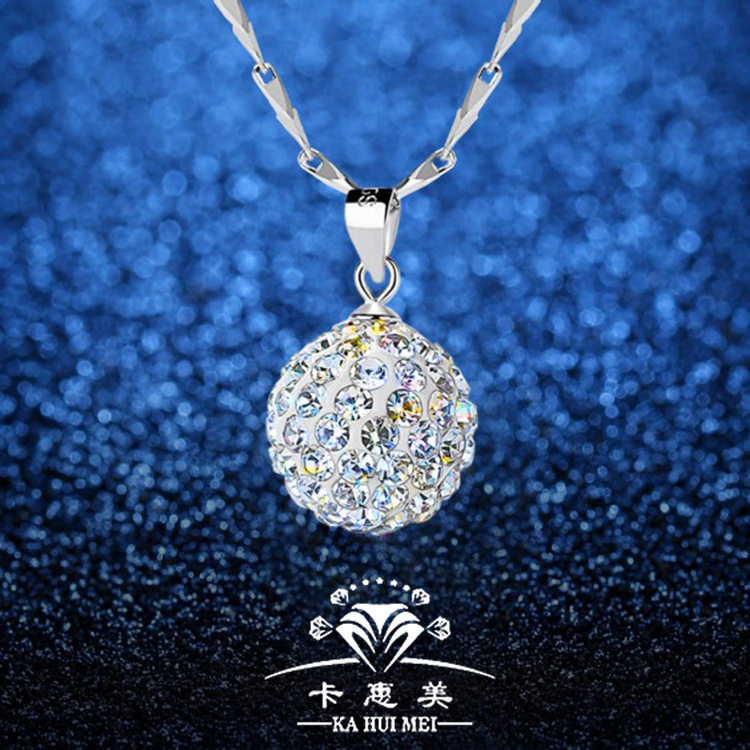 Wholesale Shambhala Necklace Women's Pendant Japanese and Korean Style Clavicle Chain Simple Fashion Trendy All-match Jewelry Gift