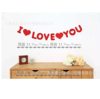 Wholesale Party Supplies Birthday Hanging Strips Wedding Decoration Valentine's Day Bunting Horizontal Strips Heart Love Creative Wall Decorations