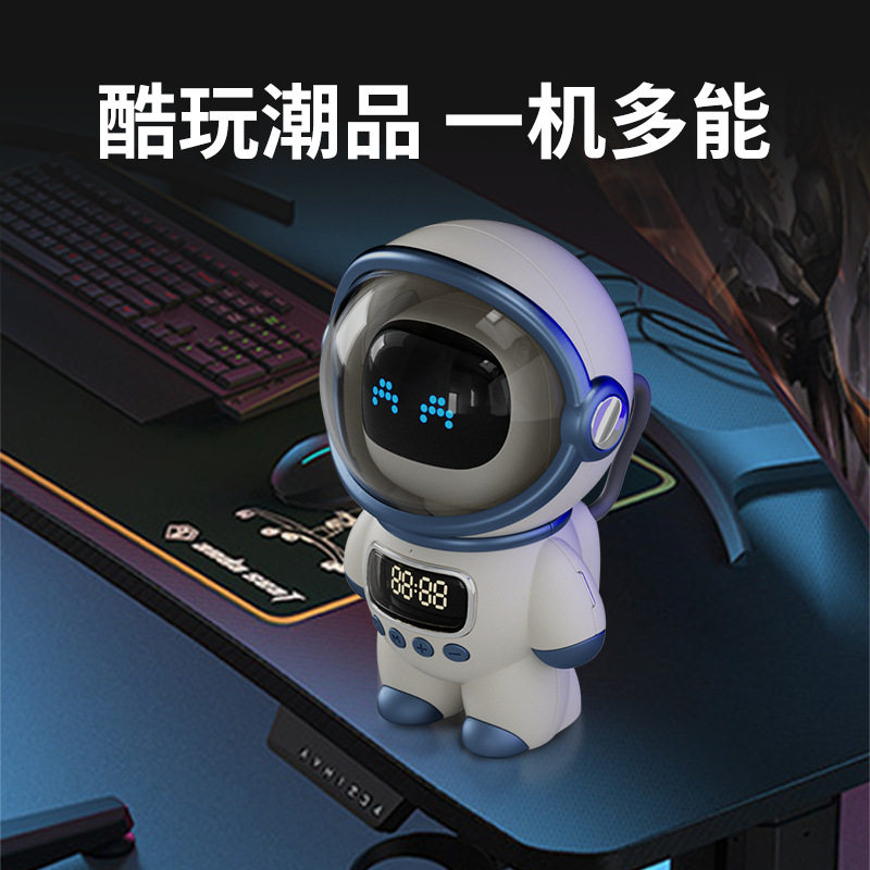 Cross-border astronaut smart AI spaceman Bluetooth audio desktop portable Bluetooth speaker creative gift