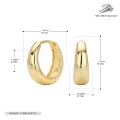10MM 925 Silver Plated Gold