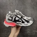 7.5 white gray half light shoes