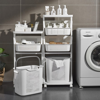 Corner Dirty Clothes Basket Household Bathroom Bathroom Dirty Clothes Basket Storage Rack Laundry Bucket Storage Basket Dirty Clothes Basket