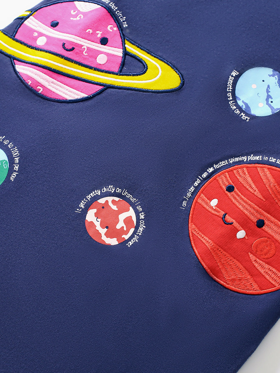 Girls' Short-sleeve Dress, Summer Cotton Kids' Dress, Cute Cartoon Kids' Skirt