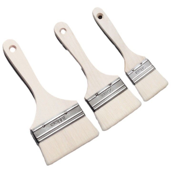 Food-Grade Barbecue Wool Brush Oil Small Brush Kitchen Pancake Brush Oil Sauce Supplies Tools Baking High Temperature Resistant Thickeneding