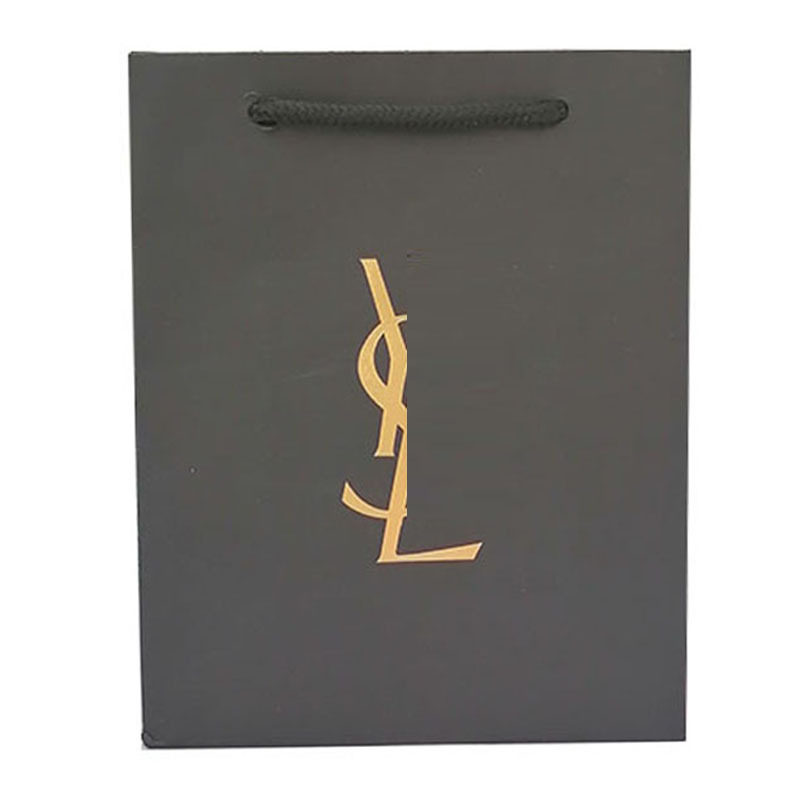 New Holy Family Lipstick Perfume Gift Box Gift Box Y Family Yangshulin Black Flip Perfume Packaging Gift Paper Bag