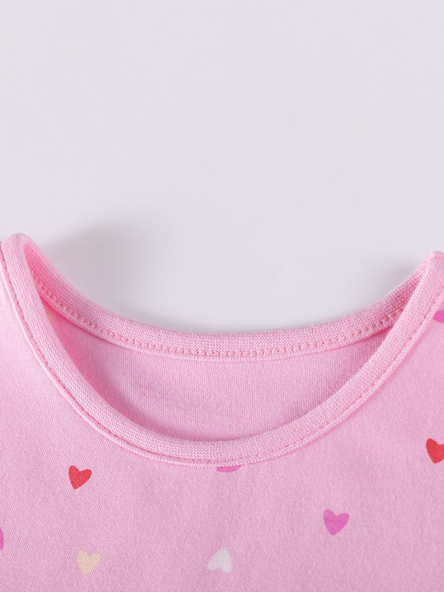 Girls' Dress, Cartoon Cotton Kids' Skirt, Autumn Long-sleeve Kids' Dress