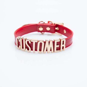 Cross-Border Xiaohongshu Trending Item: Customizable Letter Snake-Pattern Leather Subculture Necklace for Men and Women with Bell and Snake Shape