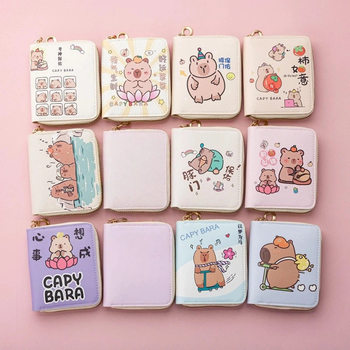 Cross-Border Delivery of Primary School Students' Small Wallets, Vertical Style, Children's and Girls' New Sweet Cartoon Cute Short Zipper